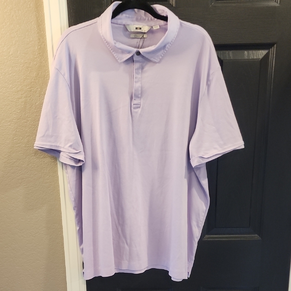 Joseph Abboud Purple Polo Shirt Casual Knit